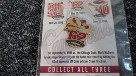 AMERITECH. 1998 McGwire 62 Home Run Pin September 8th 1998 R7 NIP - $230.28 MXN