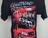 Vtg Y2K Ford SVT Lightning 2 Sided T Shirt Black Mens Large - £27.24 GBP