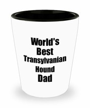 Transylvanian Hound Dad Shot Glass Worlds Best Dog Lover Funny Gift For Pet Owne - £10.26 GBP