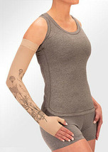 Wild Flower Henna Beige Dreamsleeve Compression Sleeve By Juzo, Gauntlet Option - £85.50 GBP+