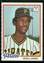 Vintage 1978 TOPPS Baseball Trading Card #407 ODELL JONES Pittsburgh Pirates - £7.58 GBP