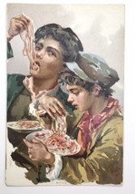 Vintage PC Spaghetti Boys - Naples - ILLUSTRATED COSTUMES - A DELLA VALLE - £19.98 GBP