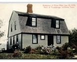 Ethan Allen Birthplace Litchfield Connecticut CT UNP DB Postcard G17 - £7.30 GBP