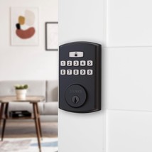 Brinks Electronic Keypad Door Lock, High-Security Keyless 50 Codes Front... - £32.98 GBP