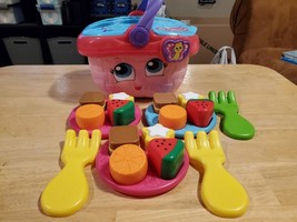 LeapFrog Shapes and Sharing PINK Picnic Basket **USED** - $18.00