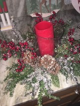 LED Candle Hugh Quality Centerpiece Wreath - £18.71 GBP