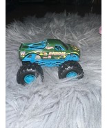 Hot Wheels Monster Jam Truck Avenger Green 1:64 2000 To 2003 Metal Base ✨ - $177.84 MXN
