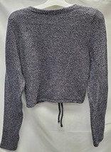 Women's XL Long Sleeve V-Neck Ruched Front Fitted Sweater Knit T- Wild Fable image 3