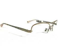 Coach HC7026 L056 JASMINE Eyeglasses Frames Gold Aviator Half Rim 59-15-135 - £33.07 GBP