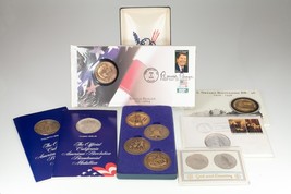 US Bicentennial, MIsc. Patriotic, Presidential Medals Lot of 7 - £55.38 GBP