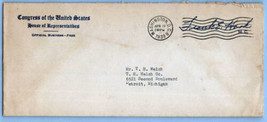 ZAYIX US Cover House of Representatives Signature Mail Frank E. Hook 032... - £1.72 GBP