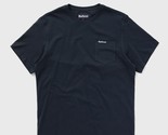 Barbour Men&#39;s Langdon Short Sleeve Crewneck Pocket T-Shirt - Navy-Large - £23.59 GBP