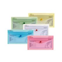 Snopake 10070 Polyfile DL Popper Wallet File with Press Stud  Classic As... - $17.00