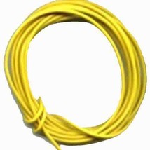 10 Ft. Yellow 22 Gauge Stranded Wire for G Gauge Scale Trains  Parts - £6.00 GBP