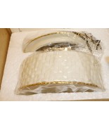 CHARMING LENOX PORCELAIN TRINKET BOX WEAVED PATTERN - $16.00
