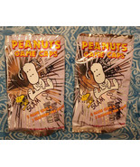 VINTAGE PEANUTS American Game Caps Snoopy Pogs Slammer 2 Packs 1 SEALED - £9.85 GBP