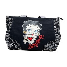 Betty Boop Large Black Tote Bag Shoulder Bag 18 x11 x6 SKU 1458 - £44.36 GBP