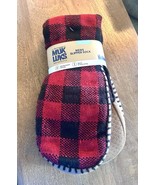 Muk Luks Slipper Sock Men L XL Size 11 13 Red Plaid Warm Slip Resistant ... - $402.59 MXN