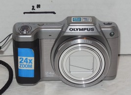 Olympus Stylus SZ-15 16.0MP Digital Camera - Silver Tested Works - $148.45