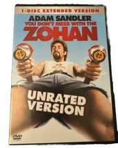 You Don&#39;t Mess With the Zohan - Adam Sandler - (Unrated Version DVD Movie, 2008) - £3.15 GBP
