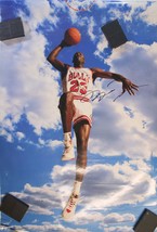 Michael Jordan Signed Autographed Poster Chicago Bulls - COA Matching Ho... - £479.60 GBP