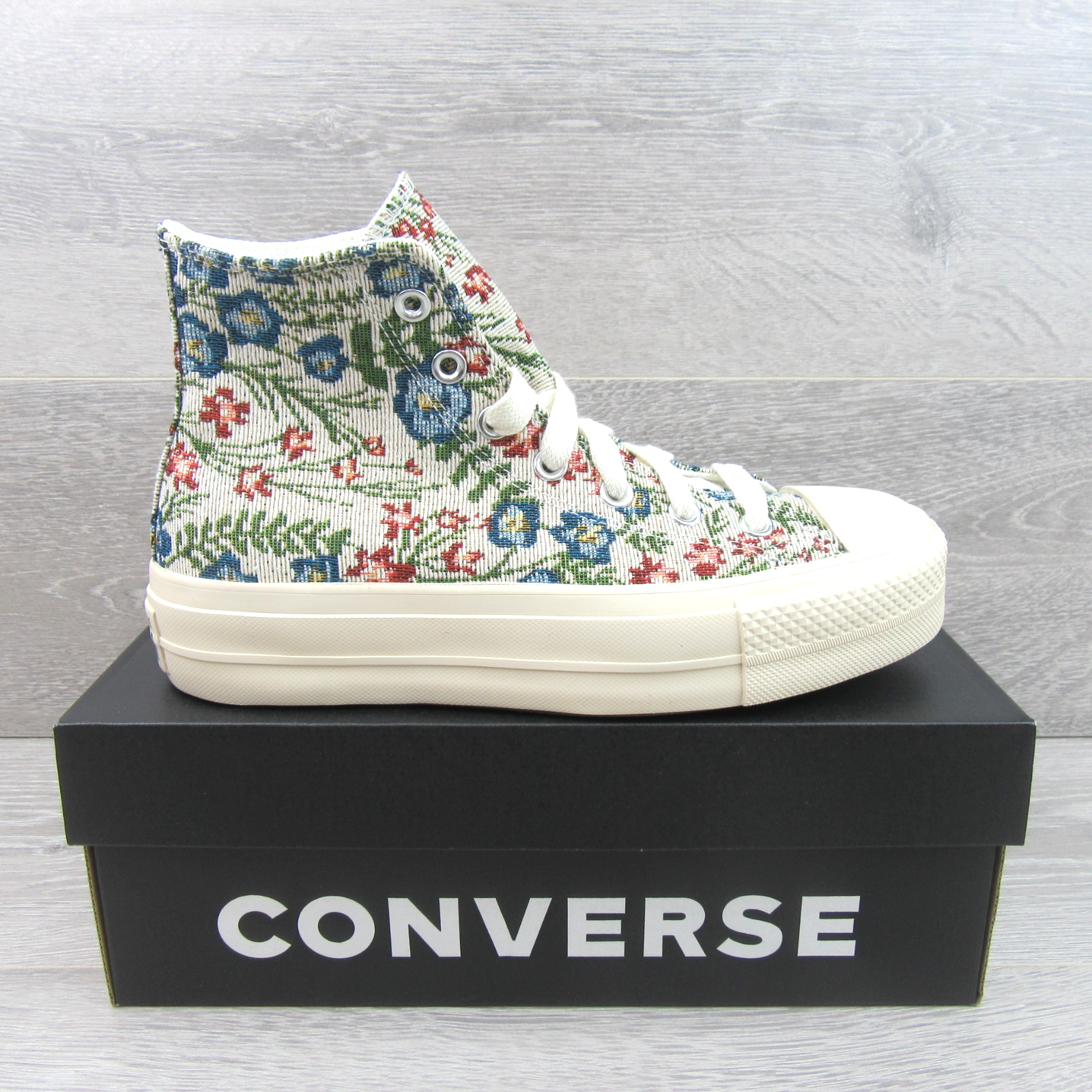 Converse CTAS Lift Platform Floral Tapestry Women's Size 8 Shoes NEW A11992C Item image 2