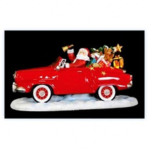 Pipka Holiday Sports Car Santa Figurine - $120.00