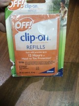 OFF! Clip On Mosquito Repellent Refills Pack of 2 SC Johnson 12hr protection - £7.77 GBP