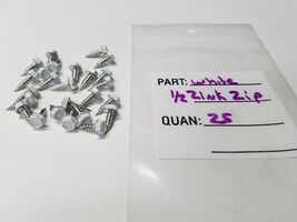 Package of 25 - White  ½ - Inch Gutter Zip Gutter Screws - $234.23 MXN