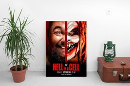 WWE Hell In A Cell Poster 2019 Wrestling Event Art Print Size 11x17 24x36 27x40&quot; - £9.31 GBP+