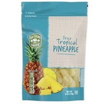 Southern Grove Dried Tropical Pineapple Chunks, 6 oz (2 Bags) - $13.99