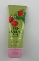 Bath &amp; Body Works &quot;Wild Strawberry Leaf&quot; Ultra Shea Body Cream 8oz Lotion New - $11.30