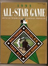 1993 MLB All Star Game Program Orioles - $33.81