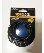 Wordlock Non-Resettable Combination Cable Lock 4 Feet Brand New - £6.22 GBP