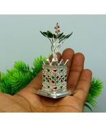 925 sterling silver holy basil Tulsi Plant rosary Plant puja article art... - $108.30 CAD