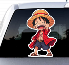 Anime One Piece Happy Monkey Luffy Pirate Sticker Decal Truck Car Wall Phone - £3.51 GBP+