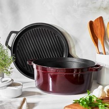 STAUB CAST IRON COOKWARE POT ENAMELED BRAISE GRILL SKILLET PAN INDUCTION... - £282.84 GBP