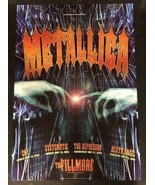 Metallica Poster May 18 - 22 2002 San Francisco Fillmore Metalica - $3,538.95 MXN