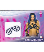 Sasha Banks #SLP-SB - WWE 2021 Topps Relic Wrestling Trading Card - £23.44 GBP