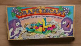 Vintage 1992 Parker Brothers Grape Escape Board Game (Dough Dried Out)  - $64.35