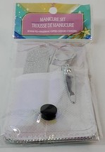 Manicure Set Sponge File Fingernail Clipper Scissors Tweezers 5 Piece - $186.90 MXN