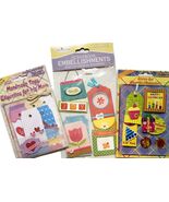 Lot of 3 Scrapbook Embellishments &amp; Handmade Gift Tags for Crafts &amp; Scra... - €6,84 EUR