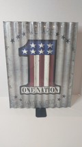 &quot;One Nation Under God&quot; Metal Sign - NIP - Ideal for Man Cave Decor - £11.91 GBP