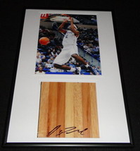 Andre Drummond Signed Framed 12x18 Floorboard &amp; Photo Display UConn Pistons B - £71.38 GBP