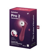 Satisfyer Pro 2 Generation 3 With App Wine Red - $112.45
