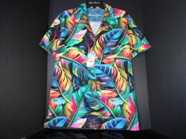 Robert Graham Toucan Stretch Short Sleeve Shirt Size Large NWTS image 5