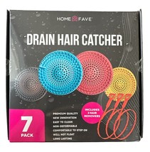 Drain Hair Catcher Drain Clog Remover, 7Pcs Bathroom Accessories Set, 4 ... - £11.64 GBP