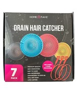 Drain Hair Catcher Drain Clog Remover, 7Pcs Bathroom Accessories Set, 4 ... - £11.65 GBP