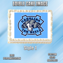 North Carolina Edible Image Topper Cupcake Frosting 1/4 Sheet 8.5 x 11&quot; - £9.39 GBP