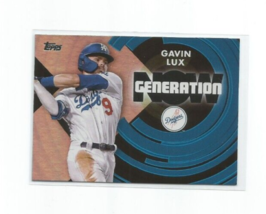 Gavin Lux (Los Angeles Dodgers) 2022 Topps Now Generation Insert Card #GN-16 - £3.89 GBP